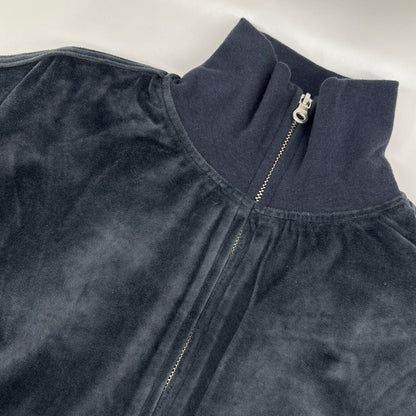 styling/ スタイリング 16WCJ254016 25年製 Dark blue zip-up velour blouson Jacket