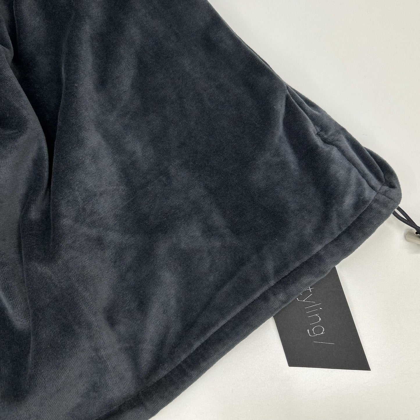 styling/ スタイリング 16WCJ254016 25年製 Dark blue zip-up velour blouson Jacket