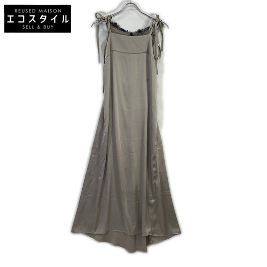 styling/ スタイリング 16WFO251065 25SS ライトグレー バックレースキャミドレス ワンピース