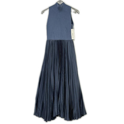 FRAY I.D フレイアイディー FWNO254160 25年製 ライトブルー ニットドッキングプリーツワンピース ワンピース