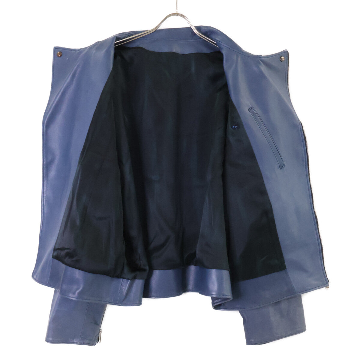 Porter Classic ポータークラシック PC-017-1962 RIDERS JACKET W/LOVE&PEACE SILVER カウレザー ダブルライダースジャケット ジャケット