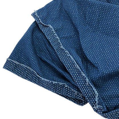 Porter Classic ポータークラシック インディゴ コットン 刺し子 SASHI DOT PONCHO TEE ポンチョ トップス
