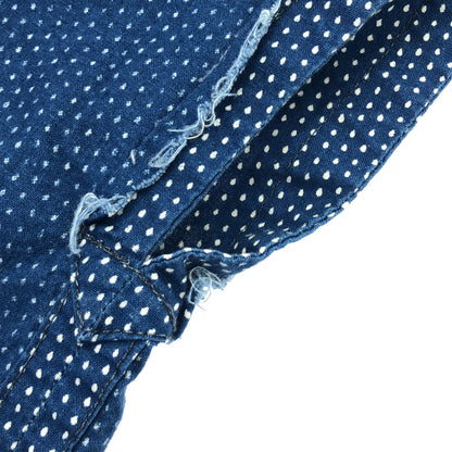 Porter Classic ポータークラシック インディゴ コットン 刺し子 SASHI DOT PONCHO TEE ポンチョ トップス