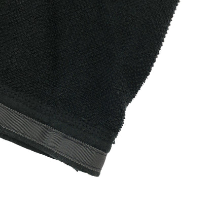 Porter Classic ポータークラシック ブラック リネン×コットン サマーパイルティーシャツ カットソー トップス
