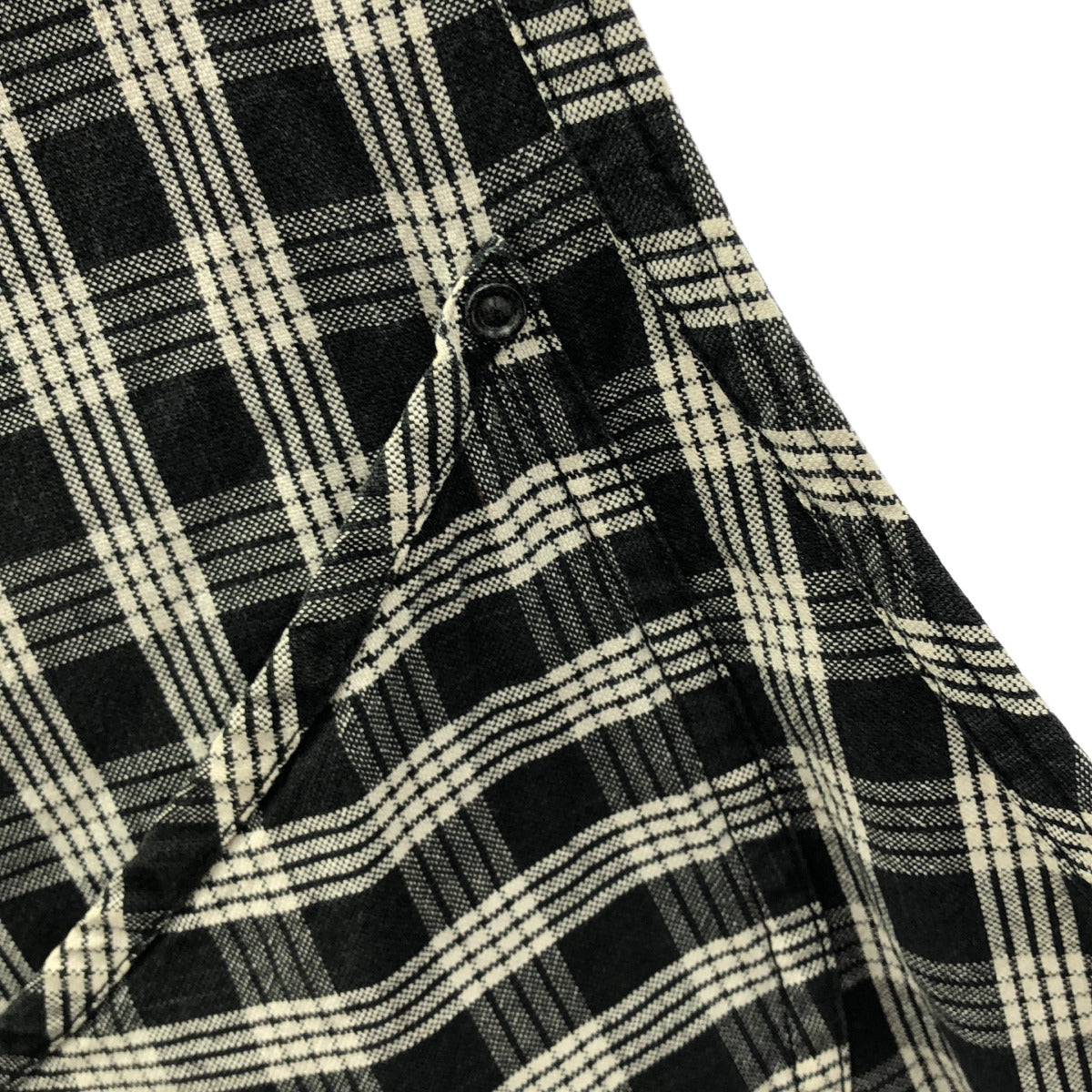 Porter Classic Porter Classic black×white cotton PALAKA PULLOVER VEST/Palaka pullover vest tops