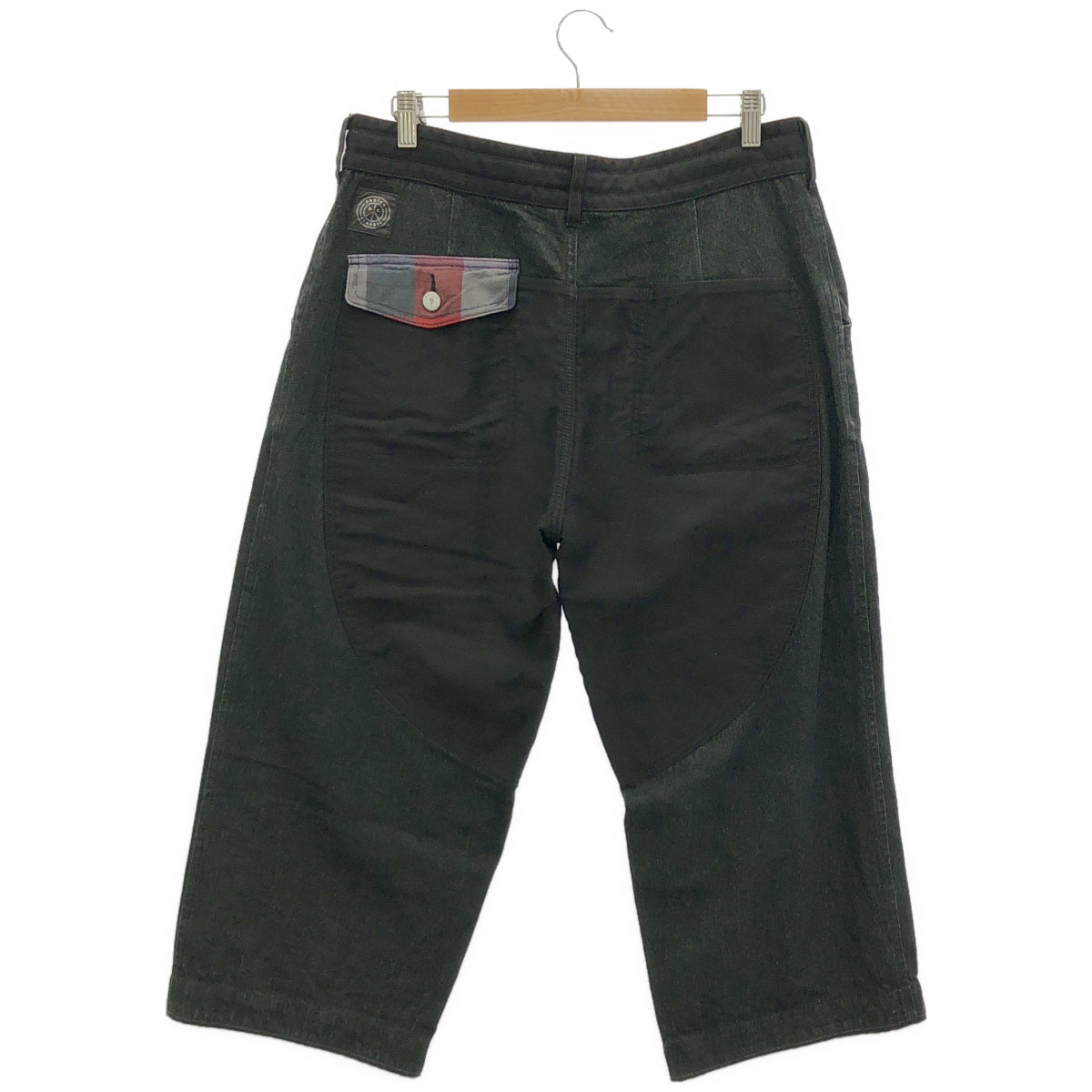 Porter Classic Porter Classic black cotton KENDO DENIM button-fly wide-leg denim pants bottoms