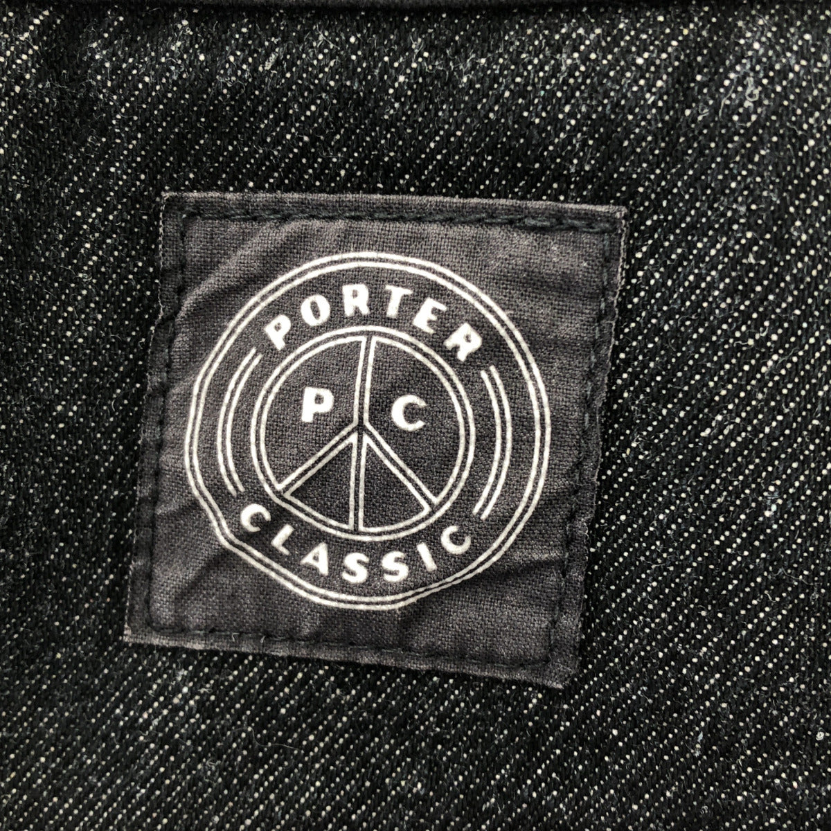 Porter Classic Porter Classic black cotton KENDO DENIM button-fly wide-leg denim pants bottoms