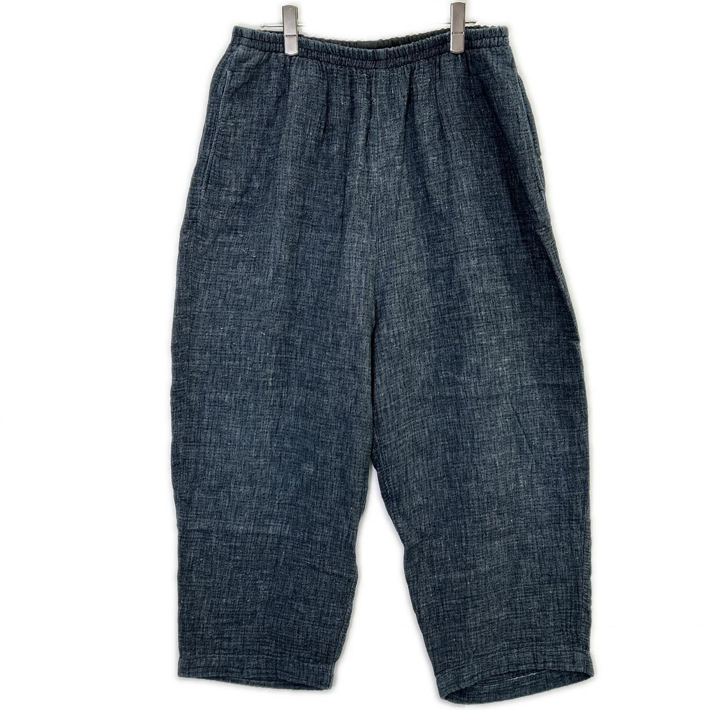 Porter Classic ポータークラシック PC-049-1271 グレー SASHIKO LINEN PEACE PANTS イージーワイドパンツ ボトムス