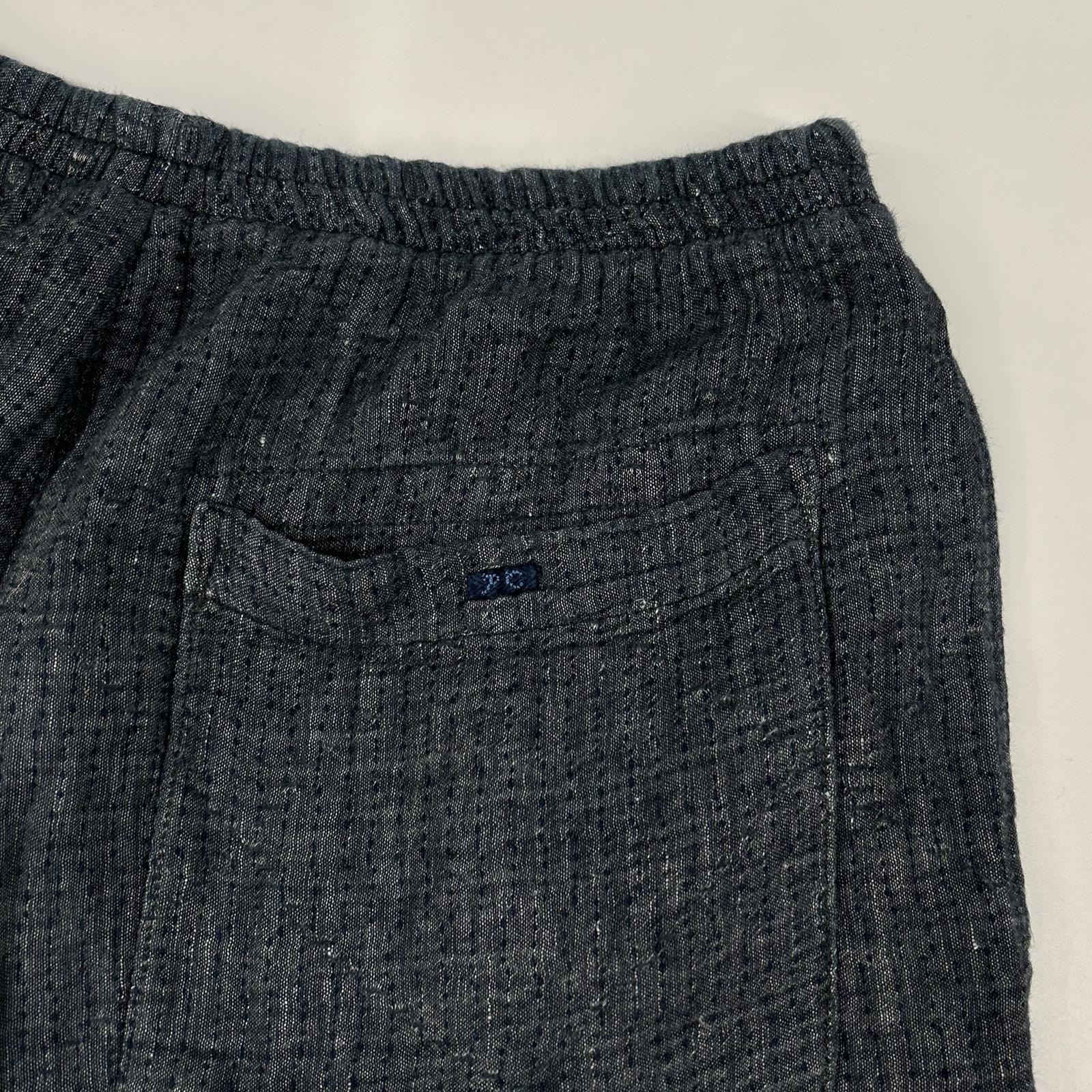 Porter Classic ポータークラシック PC-049-1271 グレー SASHIKO LINEN PEACE PANTS イージーワイドパンツ ボトムス