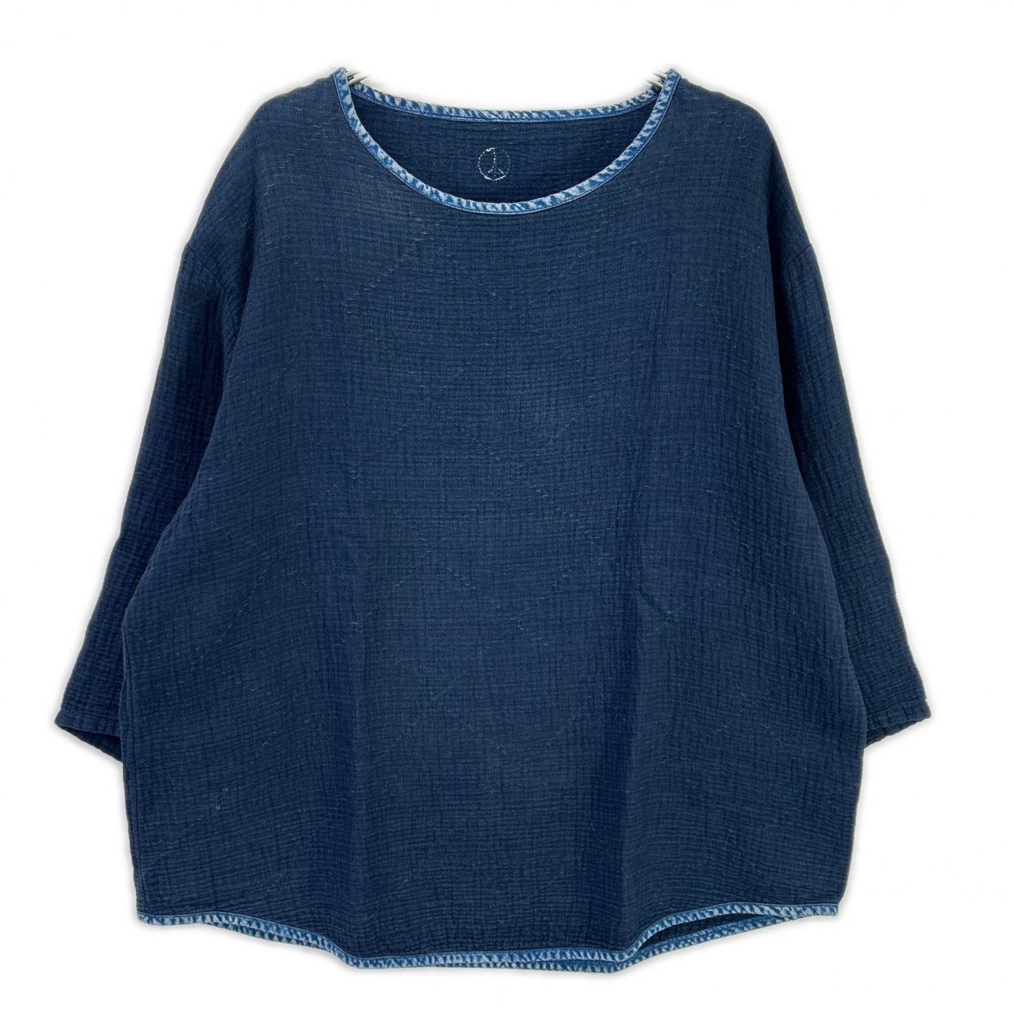 Porter Classic ポータークラシック インディゴ SASHIKO SUPER LIGHT SWEAT SHIRT 刺し子 スウェットシャツ トップス