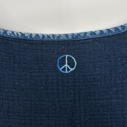 Porter Classic ポータークラシック インディゴ SASHIKO SUPER LIGHT SWEAT SHIRT 刺し子 スウェットシャツ トップス