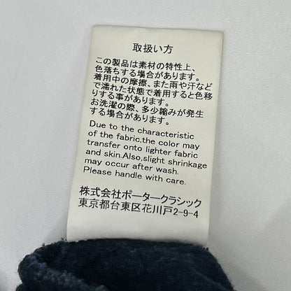 Porter Classic ポータークラシック インディゴ SASHIKO SUPER LIGHT SWEAT SHIRT 刺し子 スウェットシャツ トップス