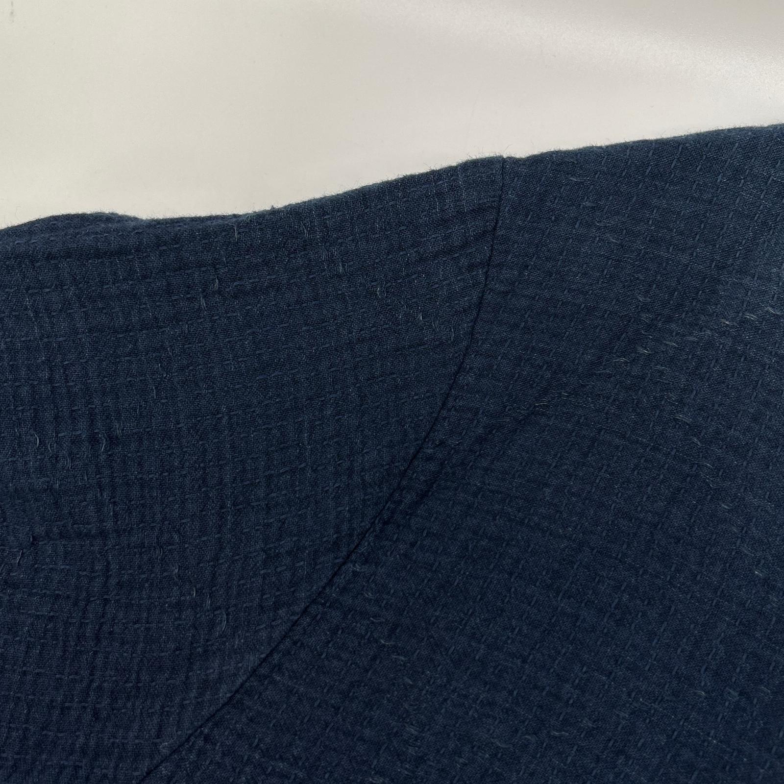 Porter Classic ポータークラシック インディゴ SASHIKO SUPER LIGHT SWEAT SHIRT 刺し子 スウェットシャツ トップス