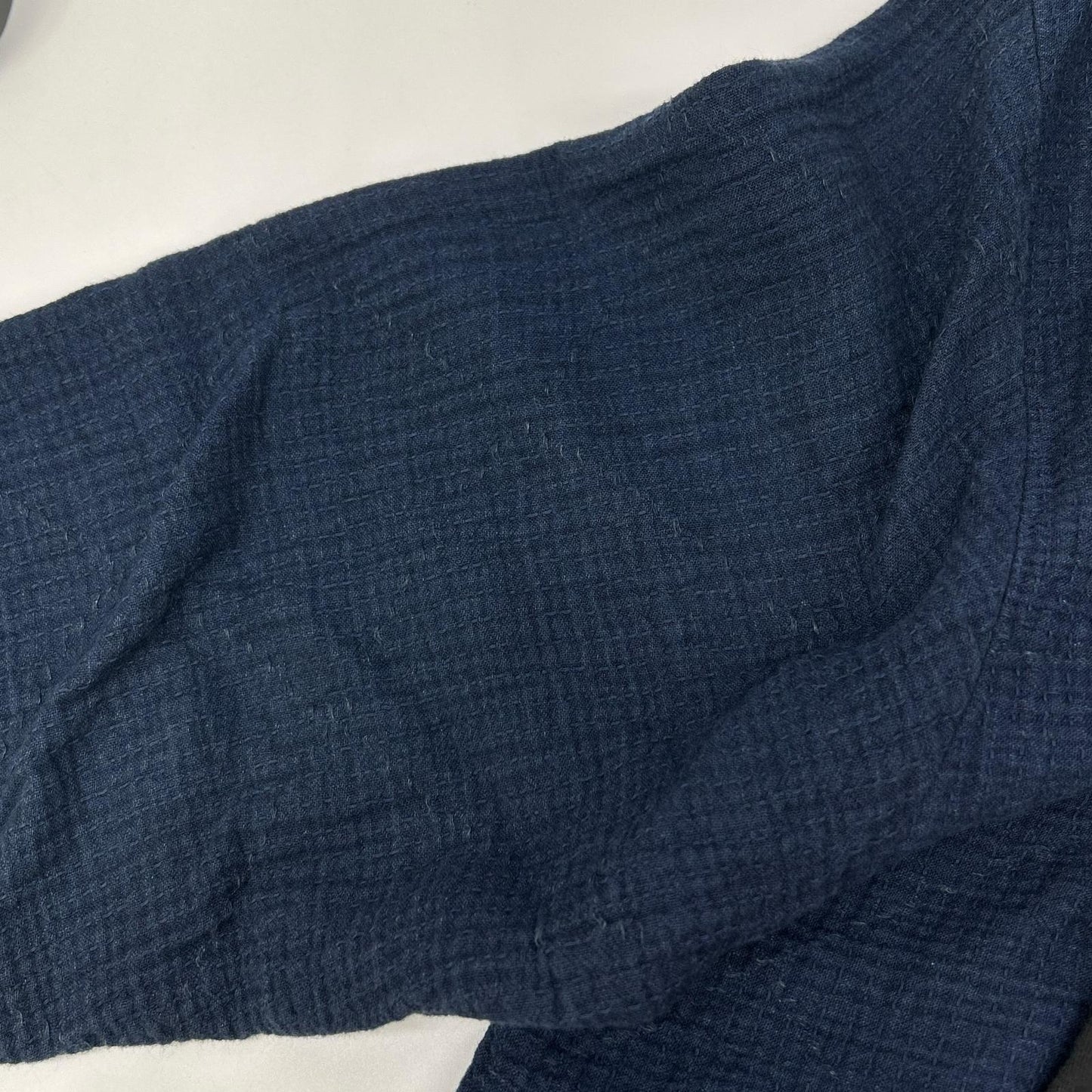 Porter Classic ポータークラシック インディゴ SASHIKO SUPER LIGHT SWEAT SHIRT 刺し子 スウェットシャツ トップス