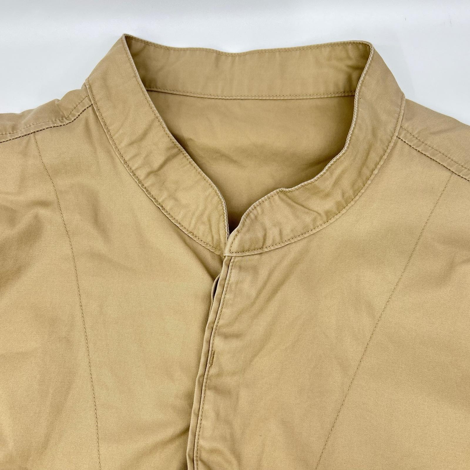 Porter Classic ポータークラシック ベージュ GABARDINE STAND COLLAR VEST ギャバジンスタンドカラーベスト ベスト