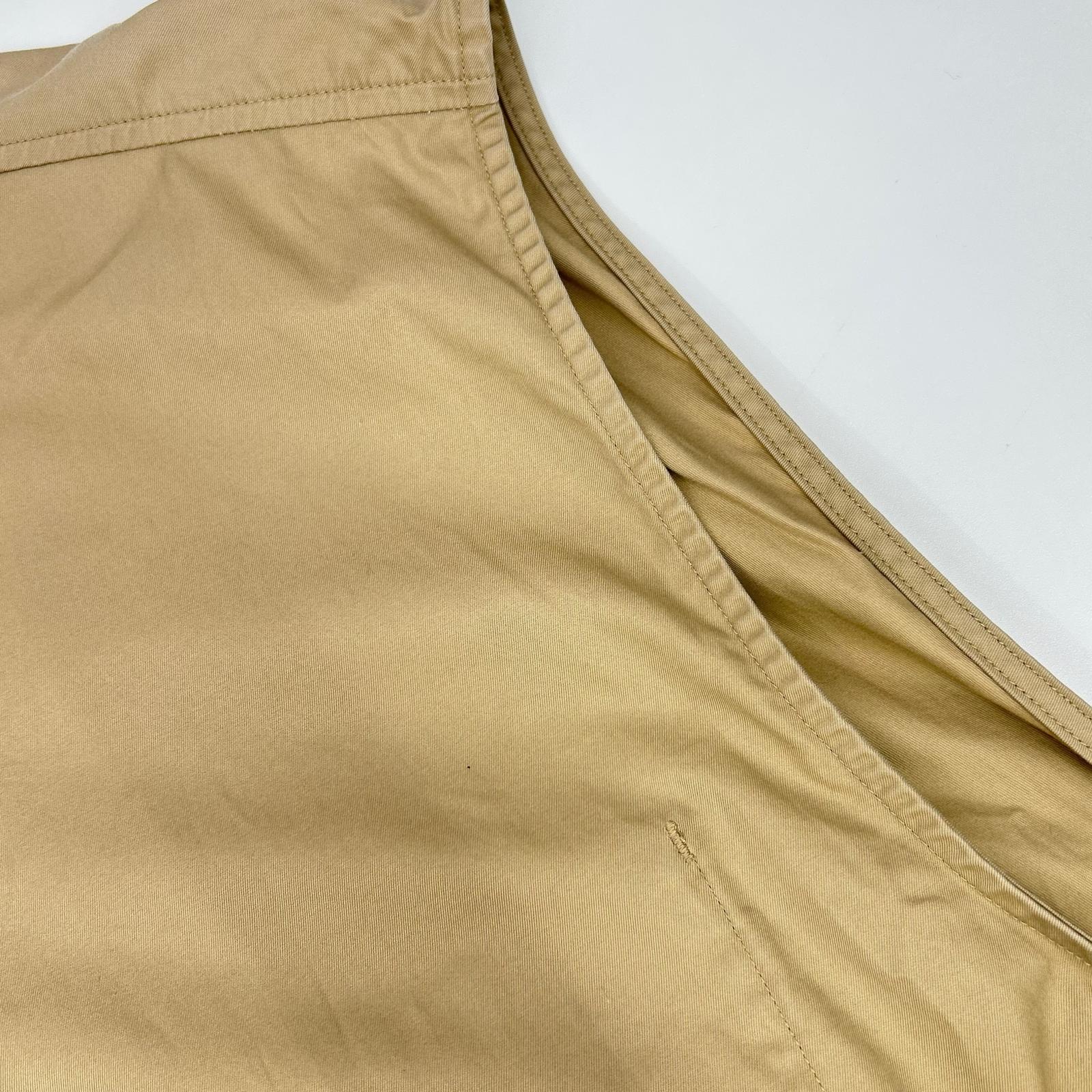 Porter Classic ポータークラシック ベージュ GABARDINE STAND COLLAR VEST ギャバジンスタンドカラーベスト ベスト