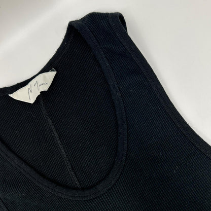 ANCELLM アンセルム ANC-CT57 24SS ブラック DAMAGE WAFFLE TANK TOP ダメージワッフルタンクトップ トップス