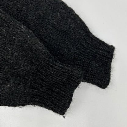 BATONER バトナー BN-21FM-054 ブラック SPREAD ALAN CREW NECK アランクルーネックニット トップス