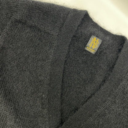 BATONER バトナー BN-22FW-065 ブラック モヘヤ100 PURE MOHAIR CARDIGAN ピュアモヘアカーディガン トップス