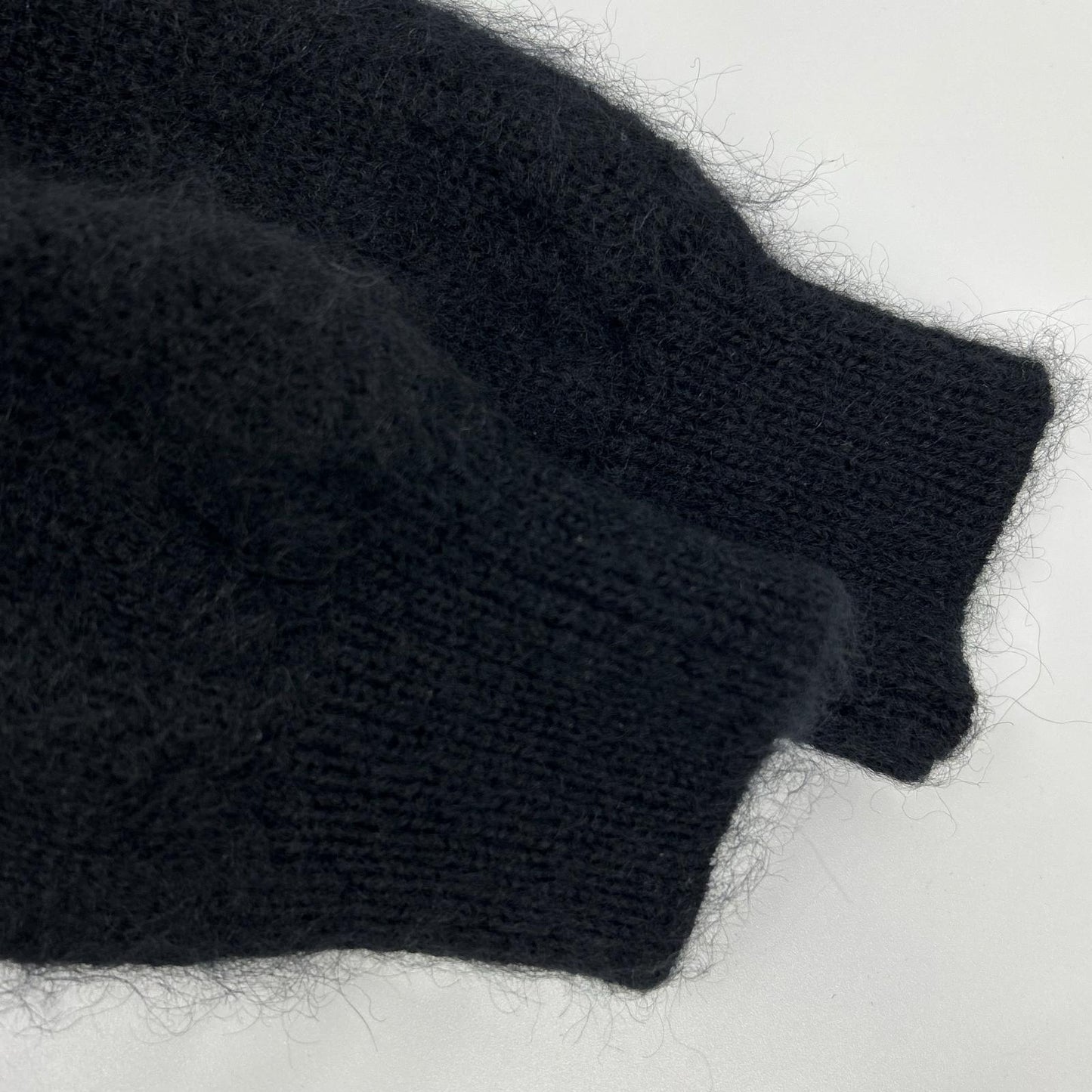 BATONER バトナー BN-22FW-065 ブラック モヘヤ100 PURE MOHAIR CARDIGAN ピュアモヘアカーディガン トップス