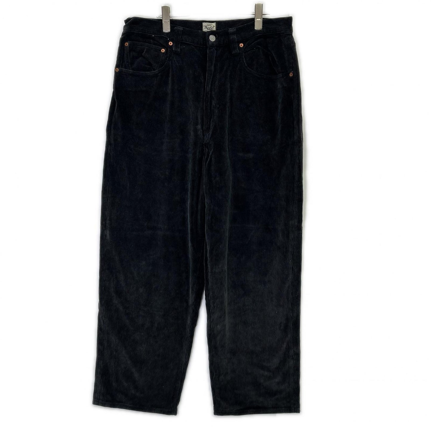 GOLD ゴールド GL42225 21AW チャコール 9W CORDUROY 5POCKET WIDE PANTS コーデュロイパンツ ボトムス