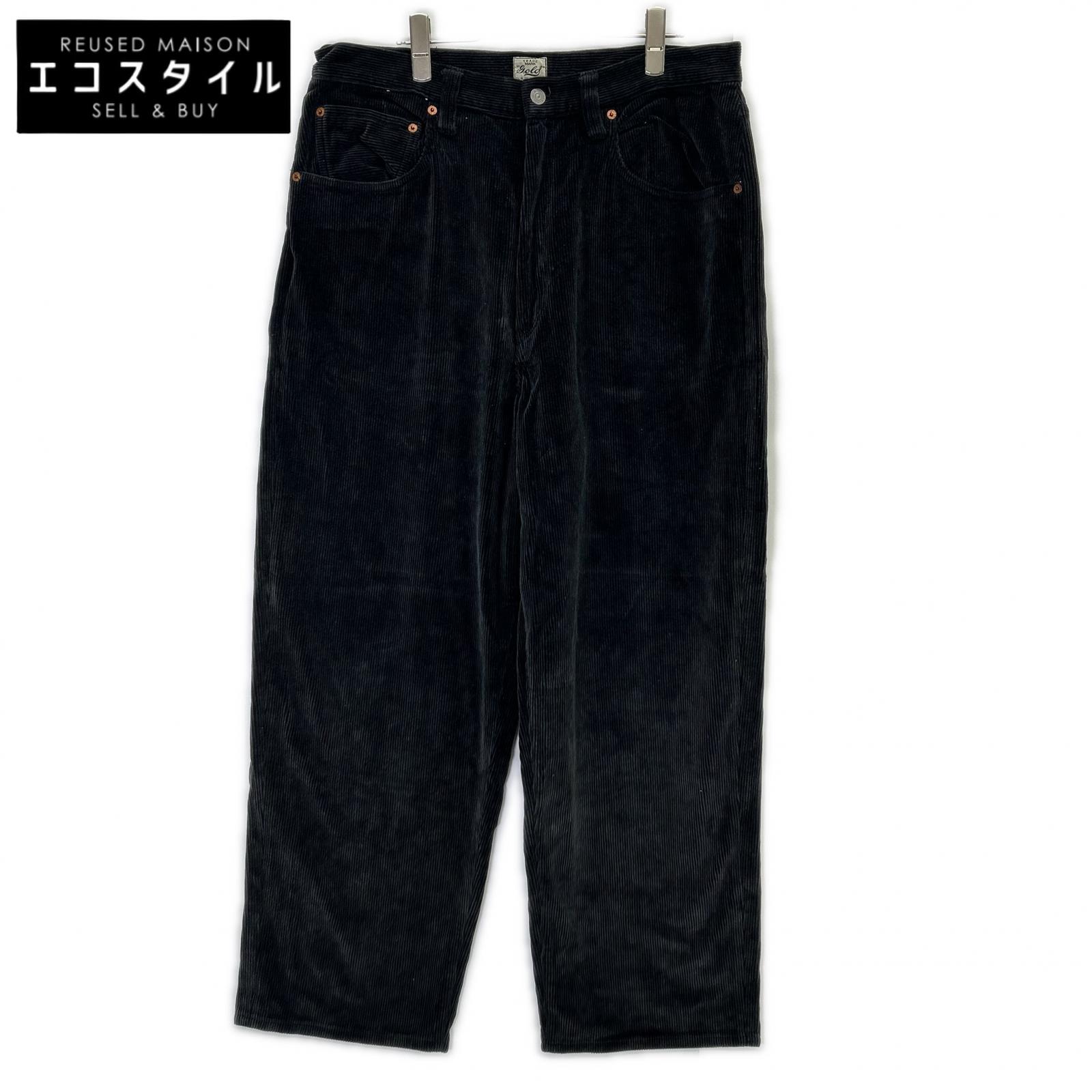 GOLD ゴールド GL42225 21AW チャコール 9W CORDUROY 5POCKET WIDE PANTS コーデュロイパンツ ボトムス