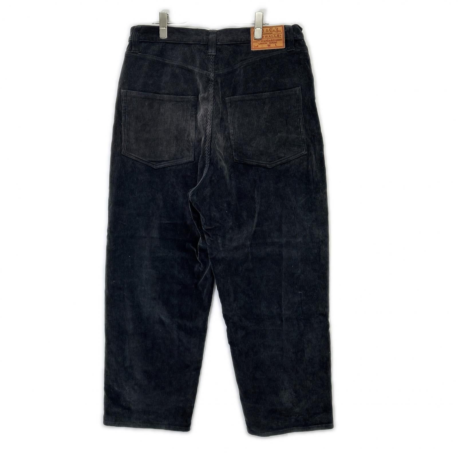 GOLD ゴールド GL42225 21AW チャコール 9W CORDUROY 5POCKET WIDE PANTS コーデュロイパンツ ボトムス