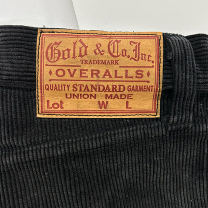 GOLD ゴールド GL42225 21AW チャコール 9W CORDUROY 5POCKET WIDE PANTS コーデュロイパンツ ボトムス