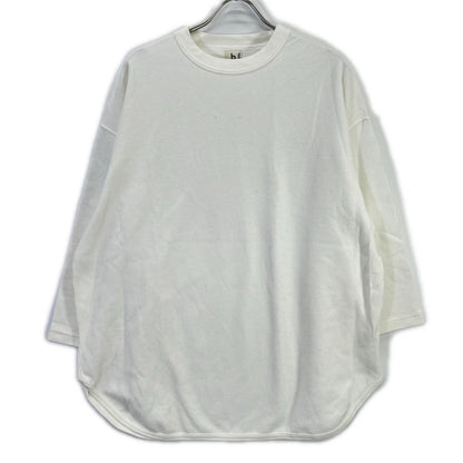 blurhms ブラームス ホワイト Rough & Smooth Thermal Baseball ワッフルカットソー トップス