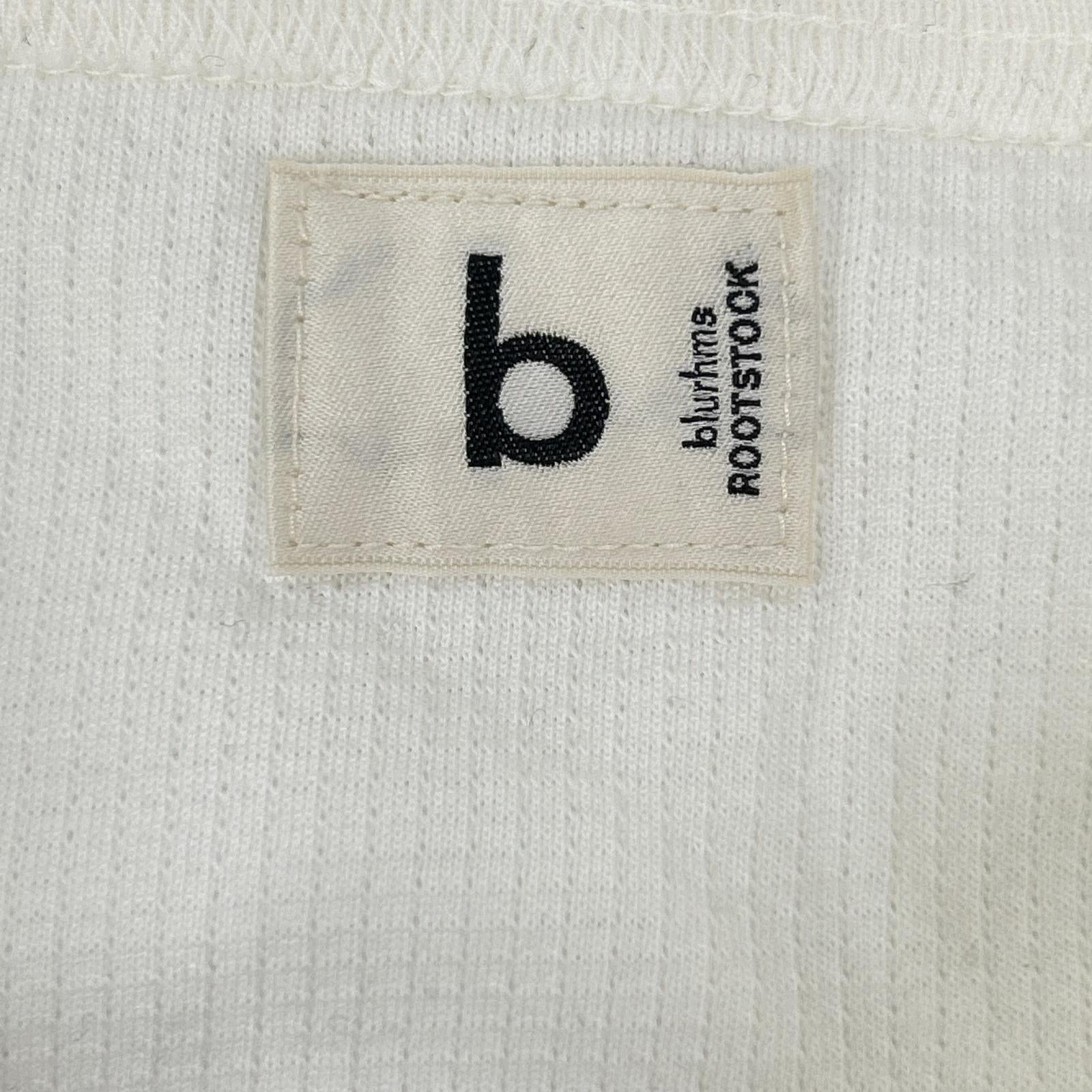 blurhms ブラームス ホワイト Rough & Smooth Thermal Baseball ワッフルカットソー トップス