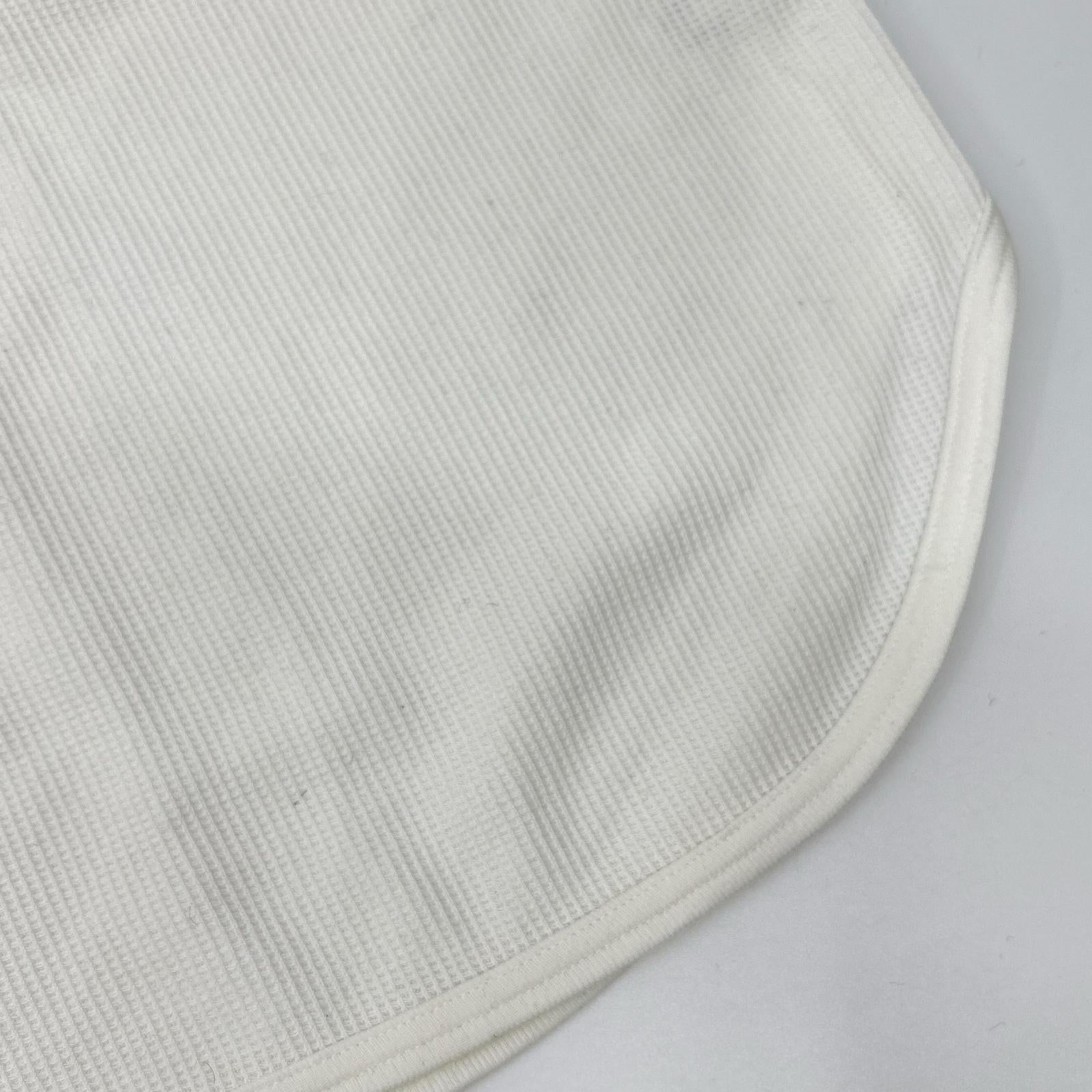 blurhms ブラームス ホワイト Rough & Smooth Thermal Baseball ワッフルカットソー トップス