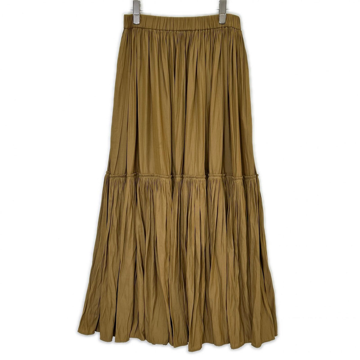 MUSE ミューズ 25年製 Brown Gather Maxi skirt Skirt