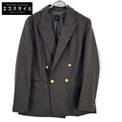 Spick&Span スピック＆スパン 25年製 カーキ ウールブレンドダブルブレストジャケット ジャケット