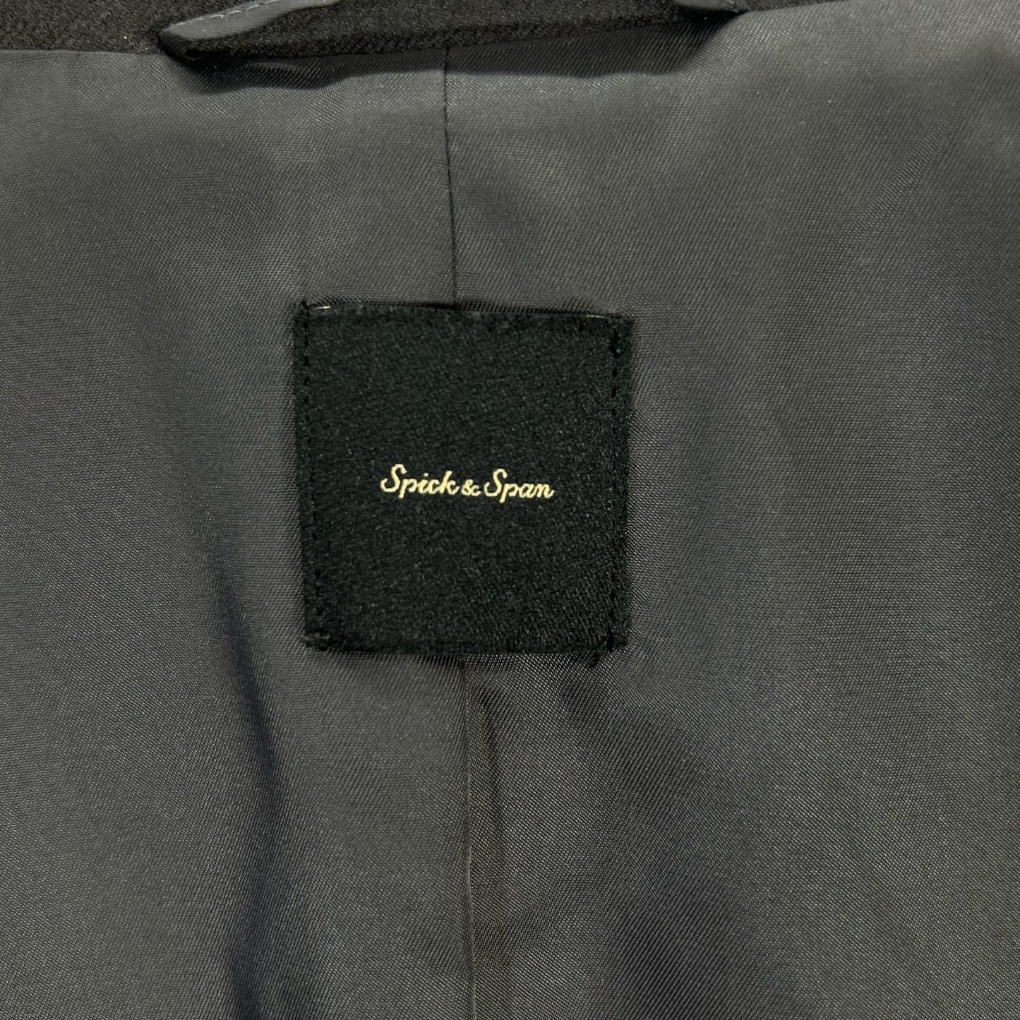 Spick&Span スピック＆スパン 25年製 カーキ ウールブレンドダブルブレストジャケット ジャケット