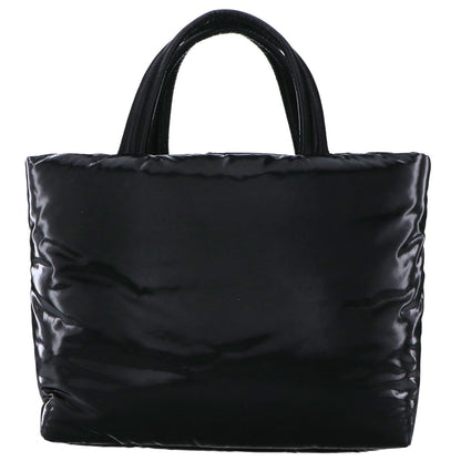 SAINT LAURENT PARIS サンローランパリ 新品同様 756269 シルクテックキャンバス エンボスロゴ ワイドパファー トートバッグ