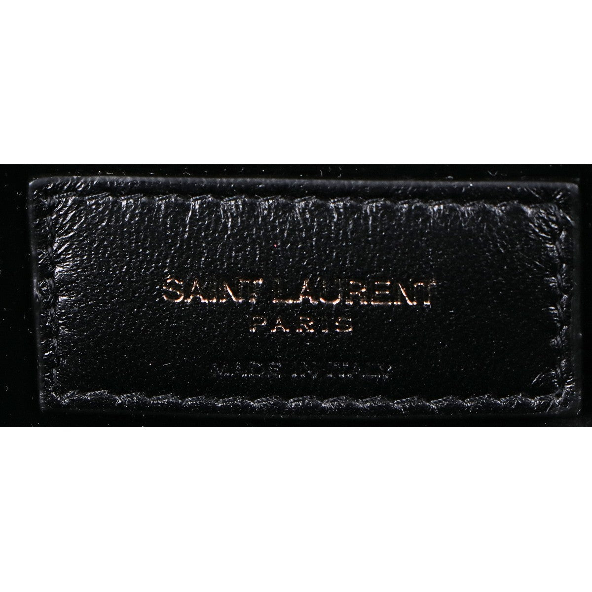 SAINT LAURENT PARIS サンローランパリ 新品同様 756269 シルクテックキャンバス エンボスロゴ ワイドパファー トートバッグ