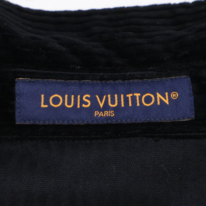 LOUIS VUITTON ルイヴィトン 【美品/国内正規/25SS】RM251M9 MPU HSS35W LVラインストーンロゴ コーデュロイ 長袖シャツ トップス