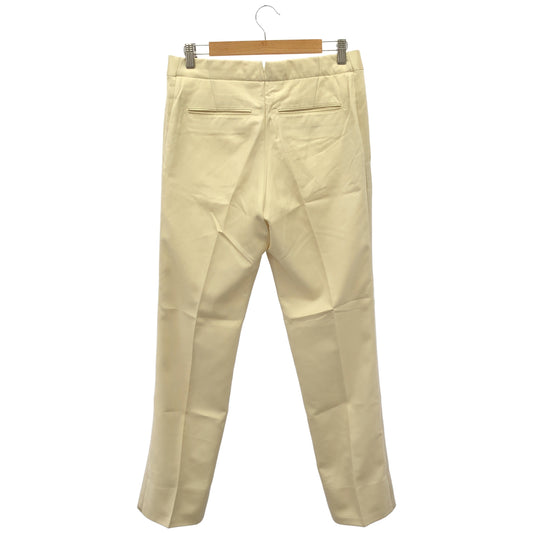 LOUIS VUITTON ルイヴィトン 12SS RM121 H1PA73WY8 アイボリー シルクウール センタープレススラックスパンツ ボトムス