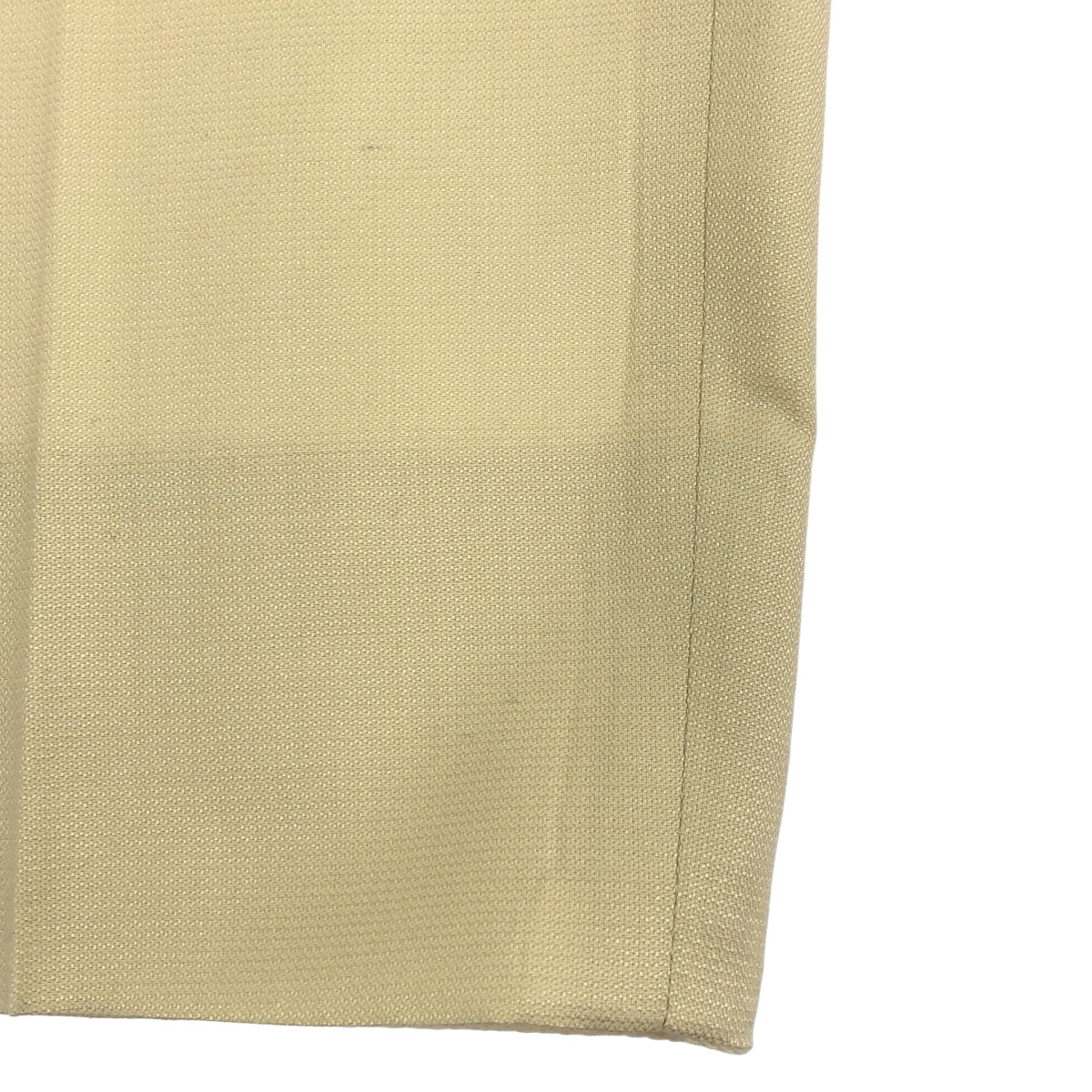 LOUIS VUITTON ルイヴィトン 12SS RM121 H1PA73WY8 アイボリー シルクウール センタープレススラックスパンツ ボトムス