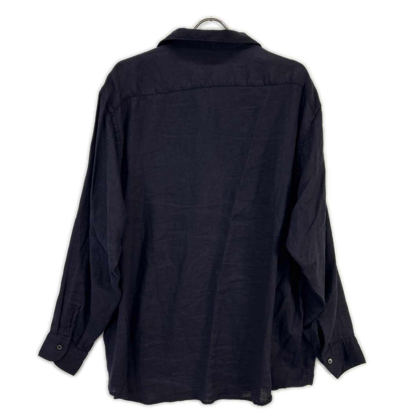 COMOLI コモリ 23SS X01-02023 ネイビー リネン100 リネンツイル スキッパーシャツ トップス