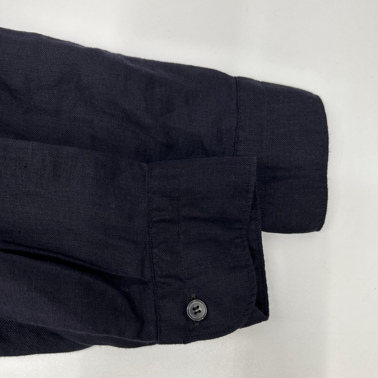 COMOLI コモリ 23SS X01-02023 ネイビー リネン100 リネンツイル スキッパーシャツ トップス