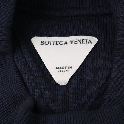 BOTTEGA VENETA ボッテガヴェネタ 729327 ネイビー バックトライアングルデザイン モックネックTプルオーバーTシャツ トップス