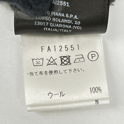 Loro Piana ロロピアーナ FAI2551 グレー ウール100 Ml・ポロ プルオーバーニットポロシャツ トップス