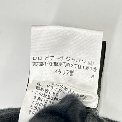 Loro Piana ロロピアーナ FAI2551 グレー ウール100 Ml・ポロ プルオーバーニットポロシャツ トップス