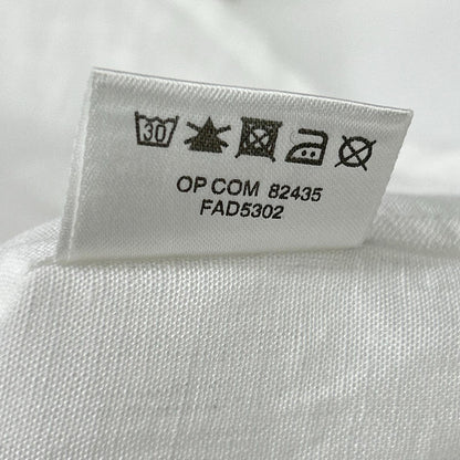 Loro Piana ロロピアーナ MAA8675 ホワイト リネン100 プルオーバー長袖シャツ トップス