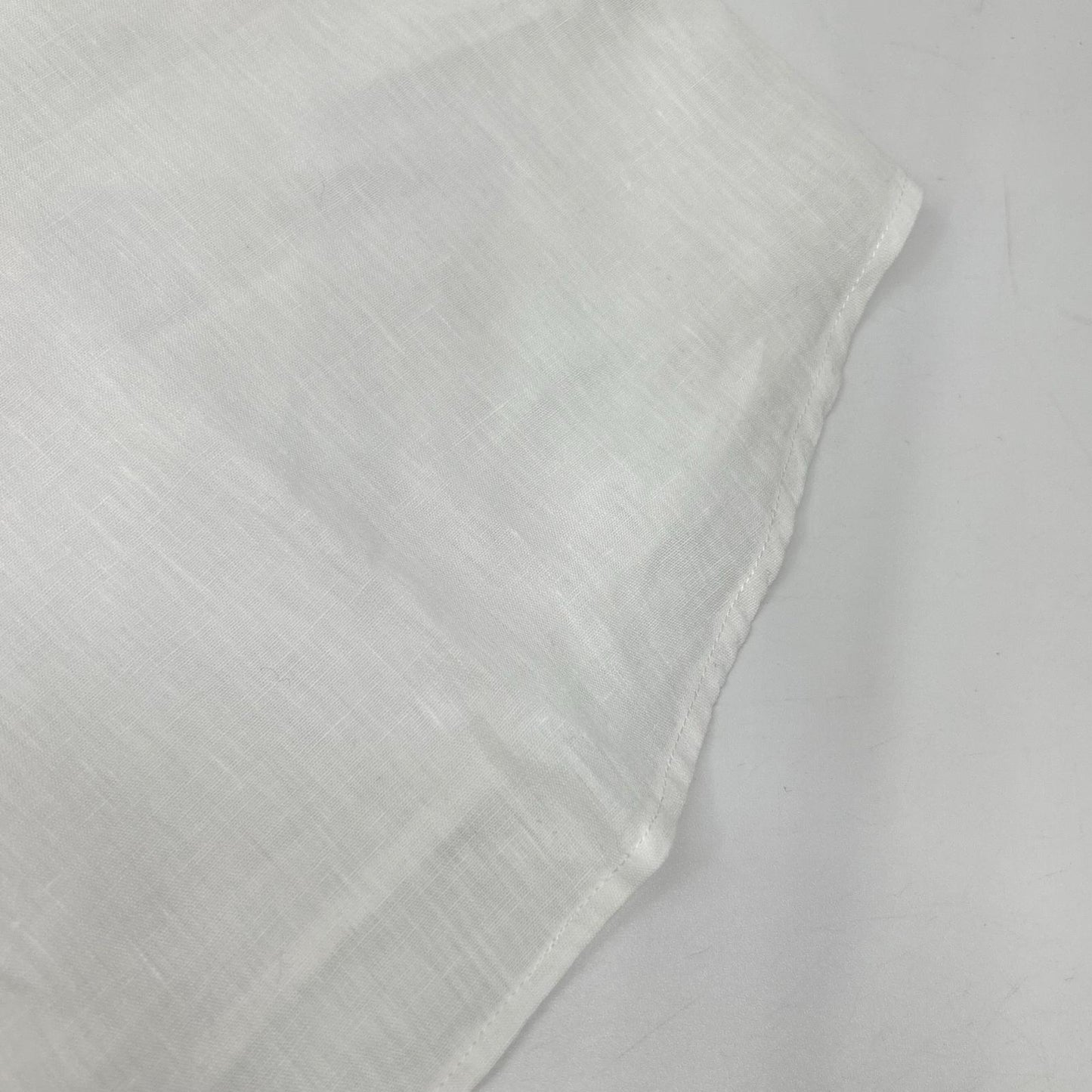 Loro Piana ロロピアーナ MAA8675 ホワイト リネン100 プルオーバー長袖シャツ トップス