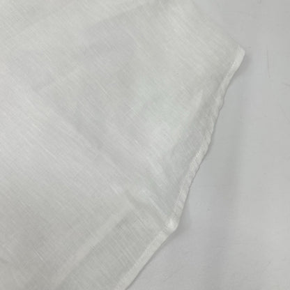 Loro Piana ロロピアーナ MAA8675 ホワイト リネン100 プルオーバー長袖シャツ トップス