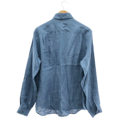 SEASE Sease 26SS SI030 TN359 blue 100% linen long-sleeve shirt tops
