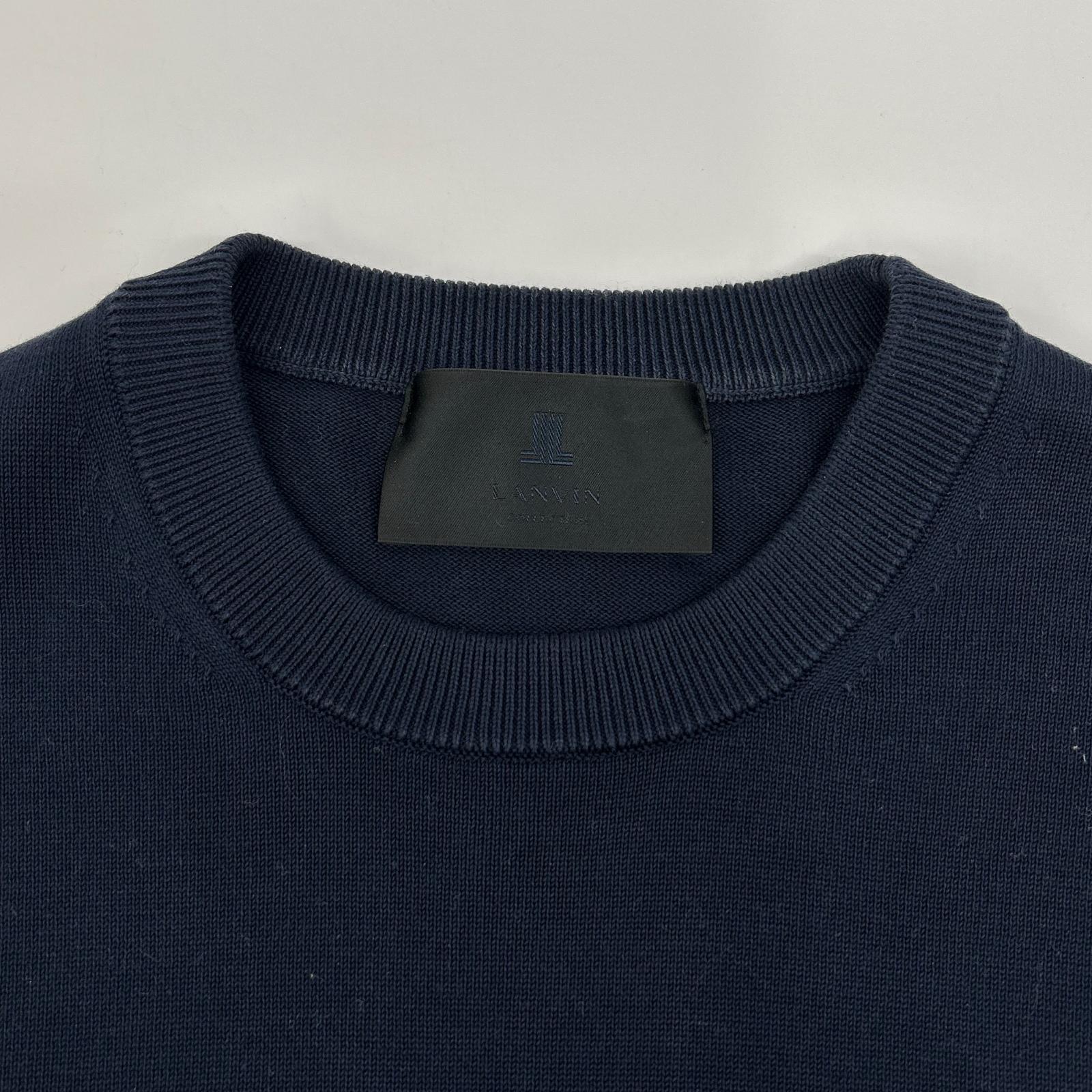 LANVIN COLLECTION ランバンコレクション 148901/KN903 ネイビー SOMERSET SWEATER サマーセット セーター トップス