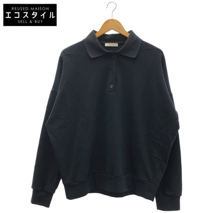 THE ROW ザ ロウ 5748-K290 ブラック CORZAS TOP オーバーサイズプルオーバーポロシャツ トップス